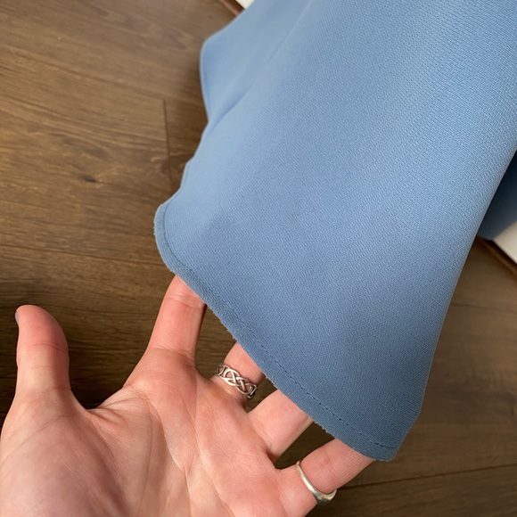 Vera Wang Ruffled One Shoulder Bridesmaid Dress - Picture 6 of 7